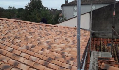 Rénovation de toiture d'une maison à Montauban