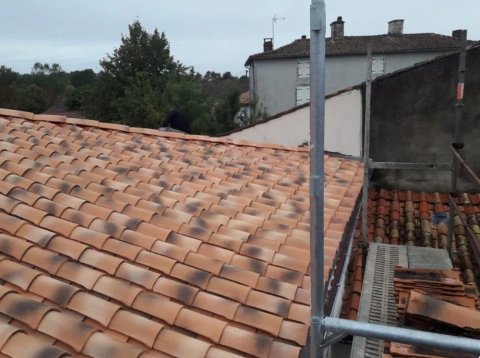 Rénovation de toiture d'une maison à Montauban